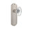 Deco Plate with Oval Fluted Crystal Door Knob