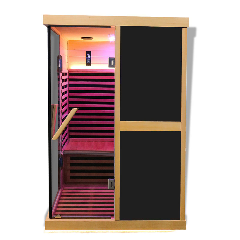 Double Sauna en forme de V à infrarouge lointain