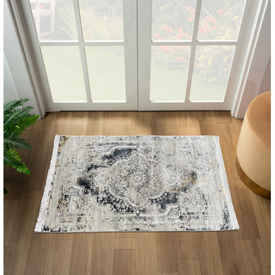Tapis oriental oriental anthracite
