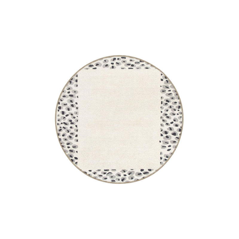 Tapis crème lavable à la machine à motif géométrique crème, Sous-tapis rectangulaire 3 pi 11 po x 5 pi 11 po i