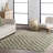 Dossantos Abstract Checkered Fringe Area Rug-1526326806