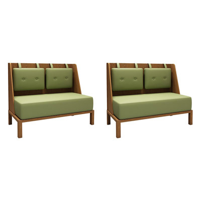 Faux Leather Upholstered Bench