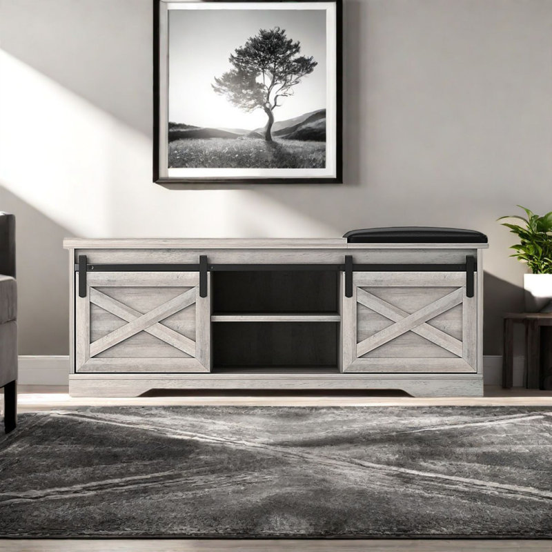 12 Pair Shoe Storage Bench