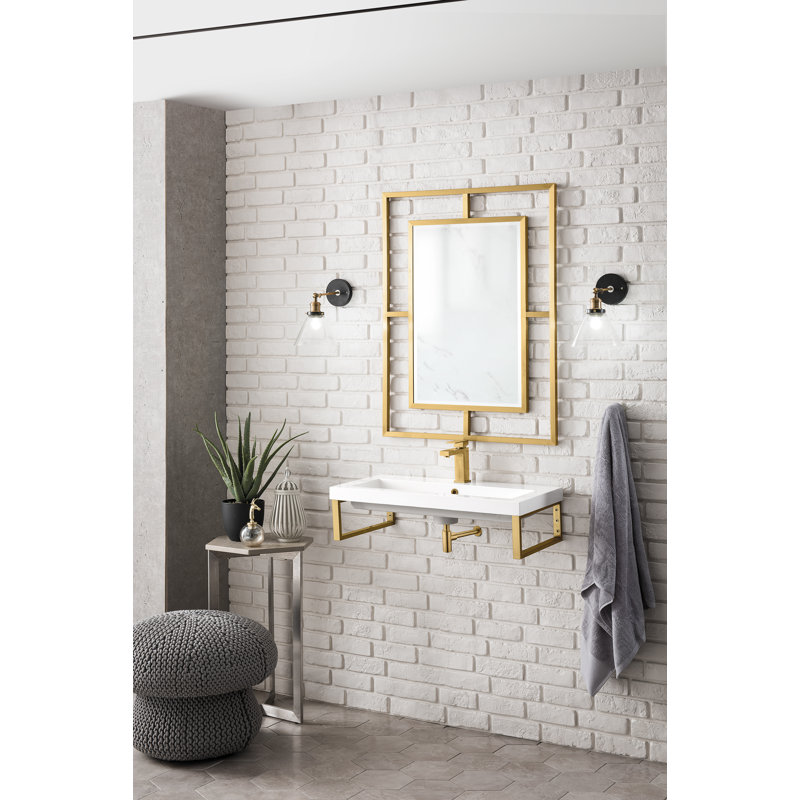 Boston 39.4'' W Single Vanity, Radiant Gold, 31.5"