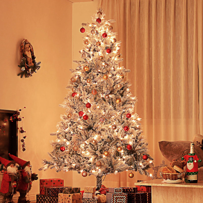 Arbre de Noël artificiel avec lumières préinstallées