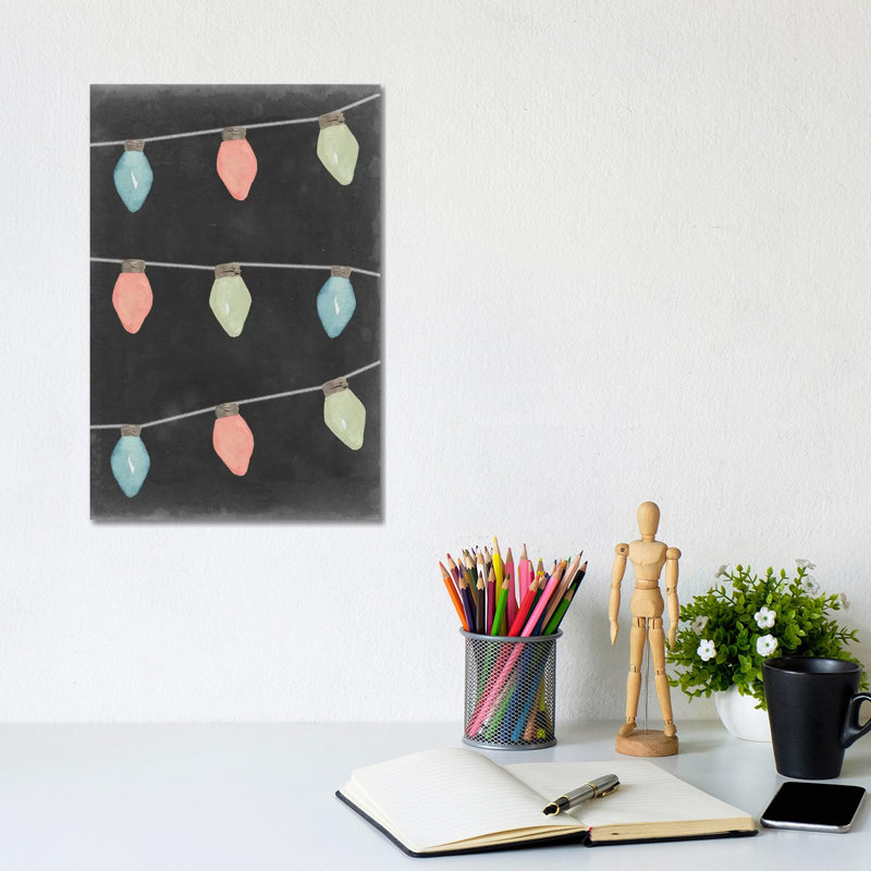 Christmas Glow Collection E by Grace Popp - Wrapped Canvas Print, 20.32 cm H x 30.48 cm W