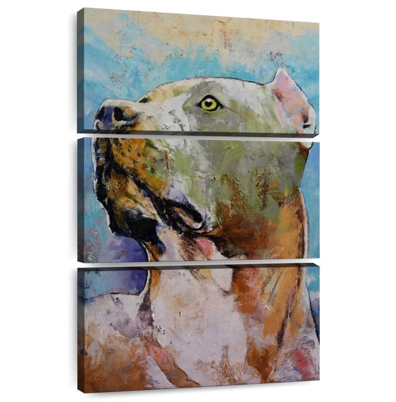 Brampt Pit Bull, 38" H x 24" W