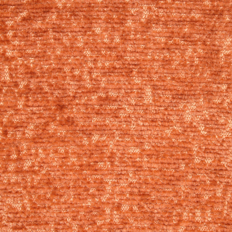 Canapé-lit modulaire convertible en L 82,67 po avec repose-pieds et rangement, Chenille orange