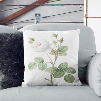 Floral Square Throw Cushion