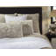 Housse de couette en coton percale avec motif géométrique à losanges