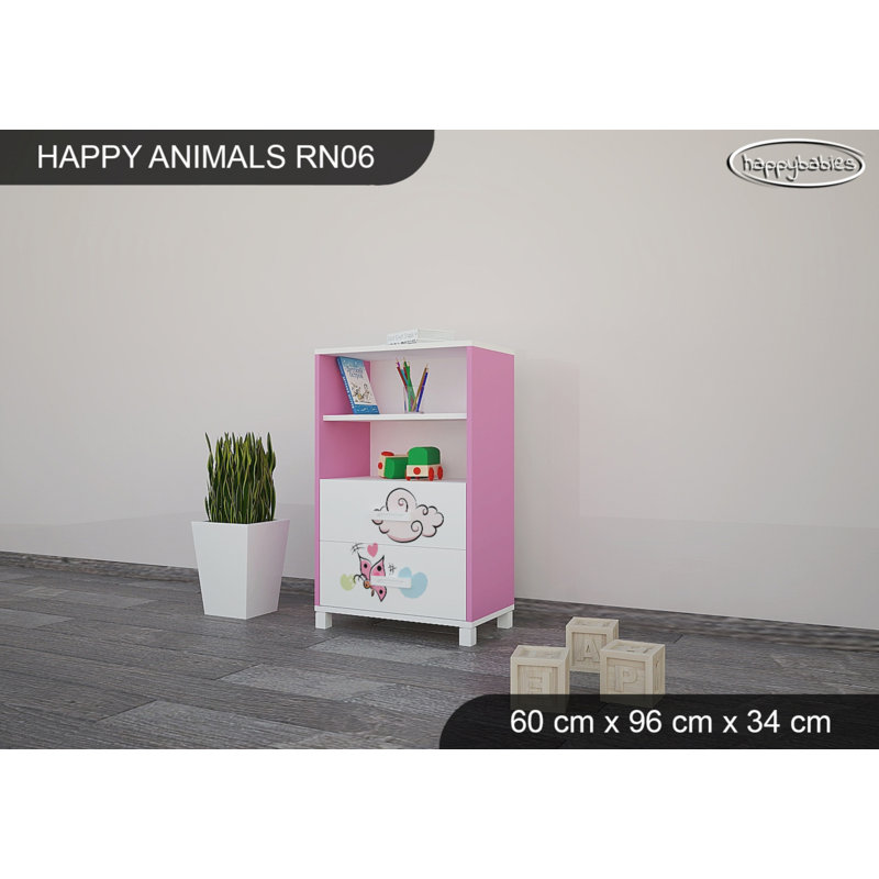 60cm W Kids Cube, Pink
