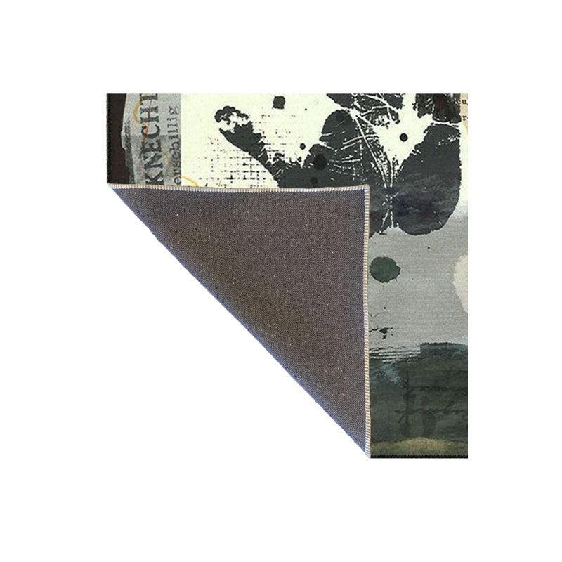Tapis lavable à la main Stop Sign, Sous-tapis carré 3 pi 3 po inclus