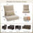 Aoodor Outdoor Seat/Back Cushion-112680255-101901617