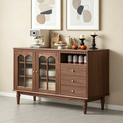 Retro multi-functional storage sideboard cabinet