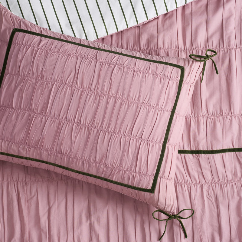 Ruched Hotel Comforter Set, King Comforter