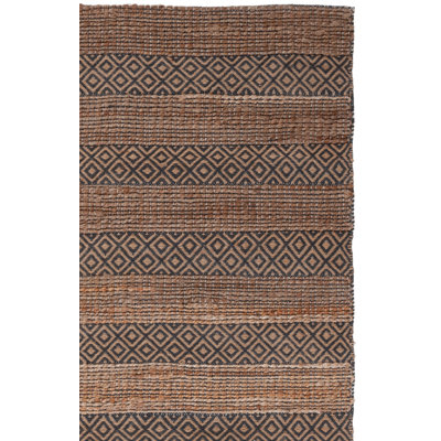 Tapis gris anthracite / naturel Sonny