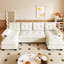Upholstered 50.34 " Chenille Sleeper Sofa
