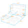 Lit escamotable en bois avec port USB et double bureau
