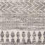 Tapis gris tissé à la machine Shyann-58314514