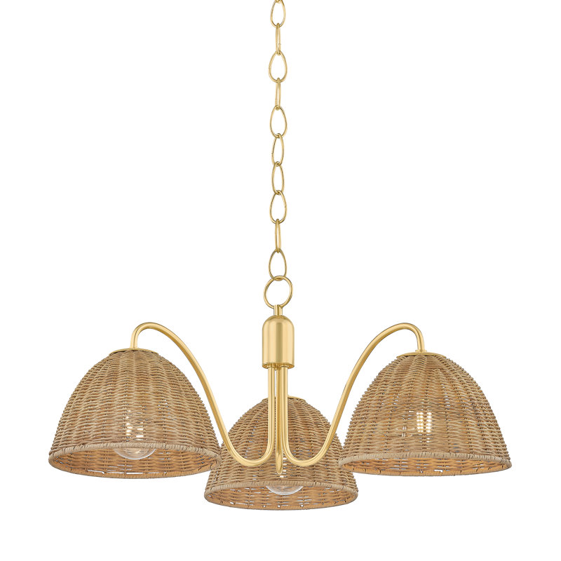 Katniss 5-Light Chandelier, H 11,75 po x l 28 po x P 28 po, 3