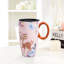 Grande tasse à café cerf en porcelaine 20 oz avec couvercle et tasse de cerf