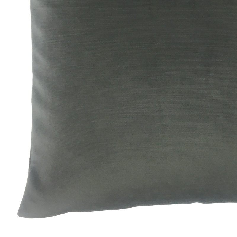 Square Pillow Cover & Insert, Gray, 22" x 22"