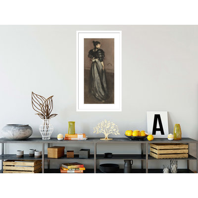 Mother of Pearl and Silver: The Andalusian by James McNeill Whistler -Framed Giclee Print