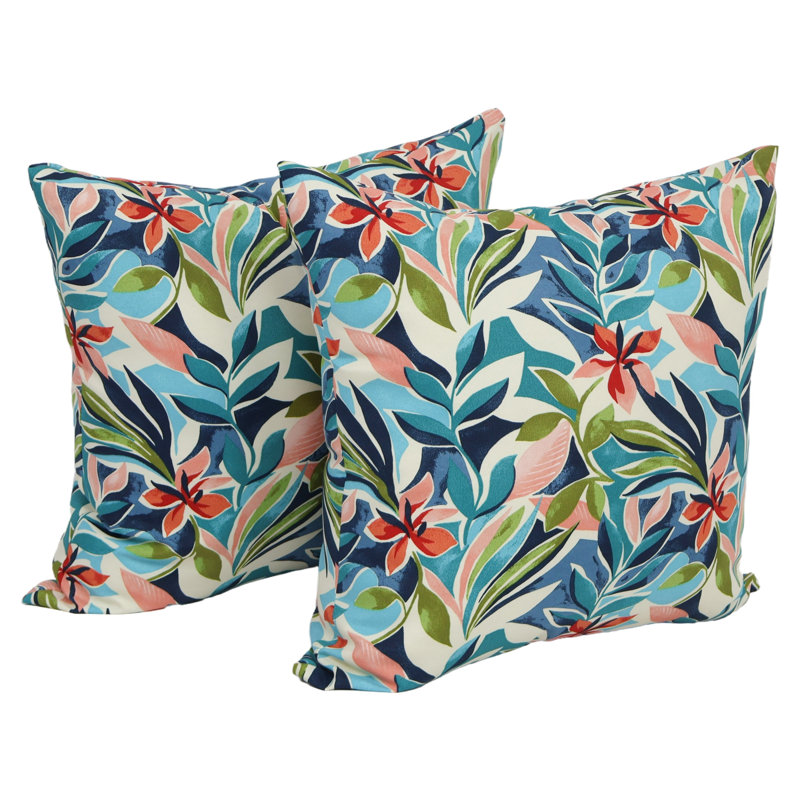 Outdoor 17" Pillow Cover & Insert, Somap Multi, 17" H x 17" W