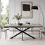 Table de salle à manger extensible rétro avec boîte de rangement-1967832973