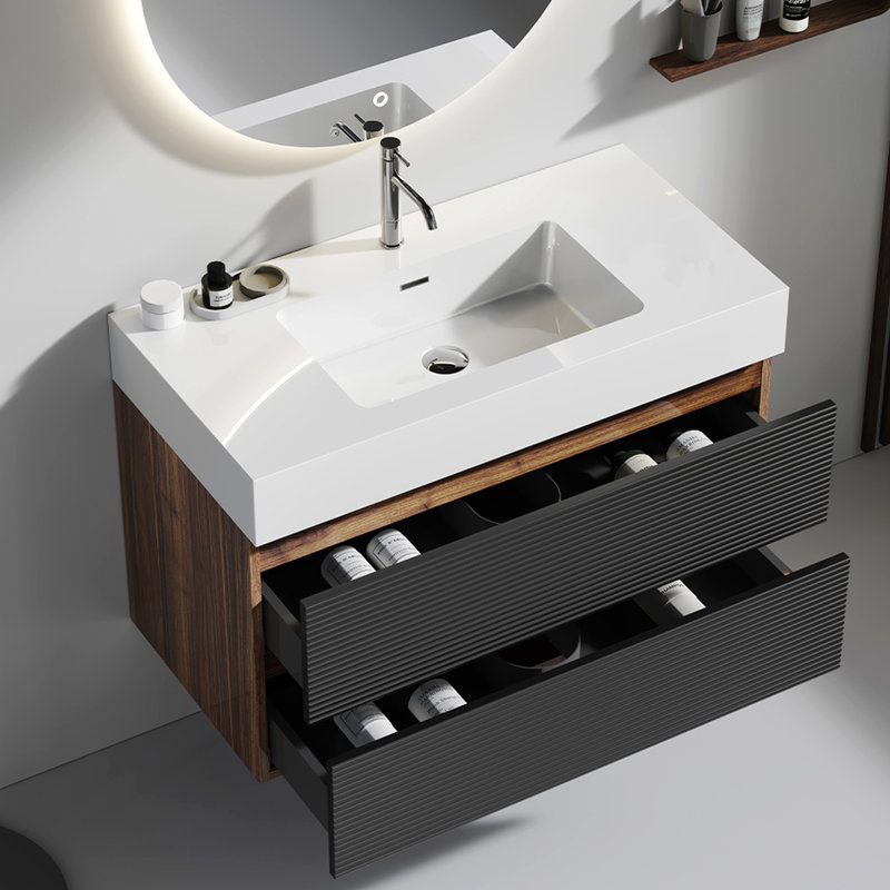 Buffet de salle de bain en noyer de 36 po Grace