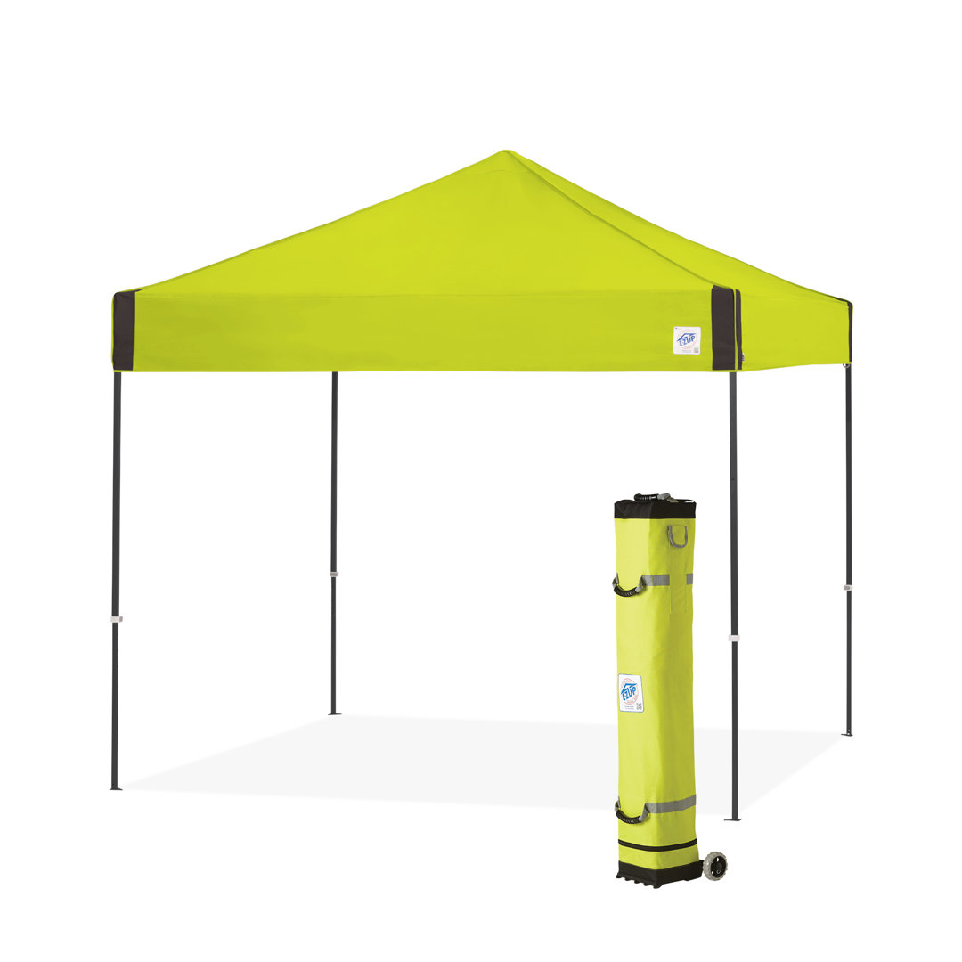 Pyramid 10 Ft. W x 10 Ft. D Steel Pop-Up Canopy E-Z UP Roof 