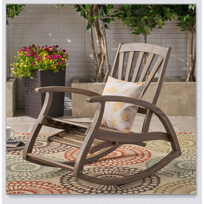 Chaise à bascule inclinable