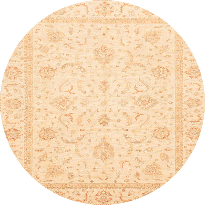 Tapis abstrait 4054, Rond 4 pi