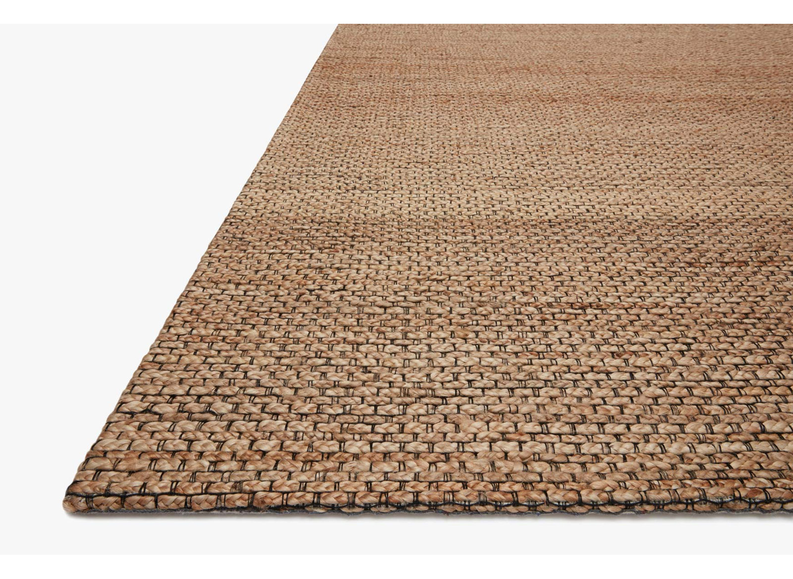 Abisai Brown Hand-Woven Jute Rug, Runner 2'6" x 7'6"