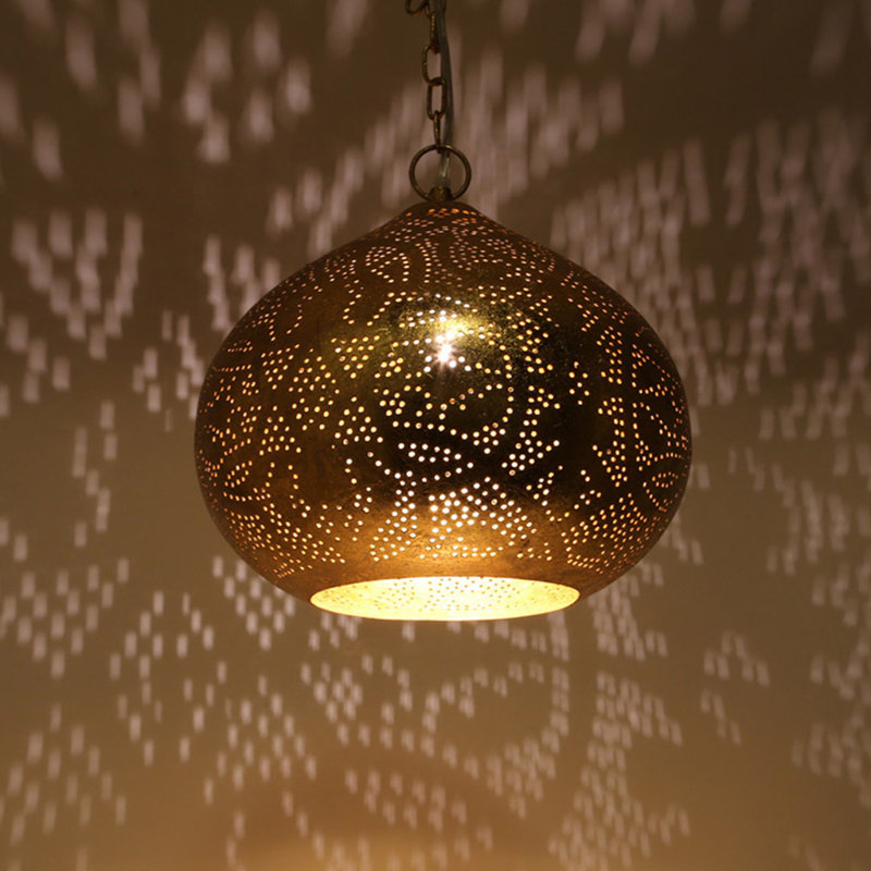 Cheatham 1 - Light Dome Pendant, Gold