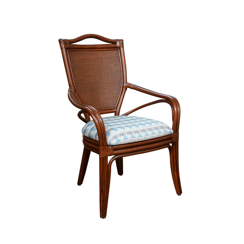 Damontrio 19'' H Upholstered Armchair, Klein Aqua, Sienna