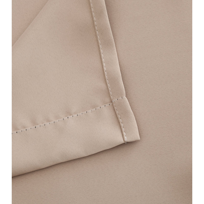 Très large rideau obscurcissant NICOLE PATIOS, L 54 po x L 63 po, Taupe
