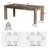 62.99" Solid Wood Rectangular Executive Desk
