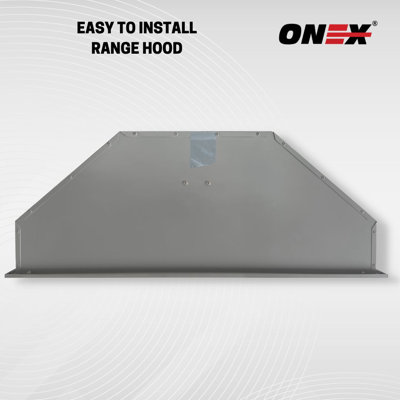 Onex Stainless Steel 600 CFM Ducted (Vented) Insert Range Hood with Baffle Filter
