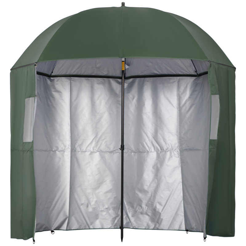 220cm Beach Parasol, Green
