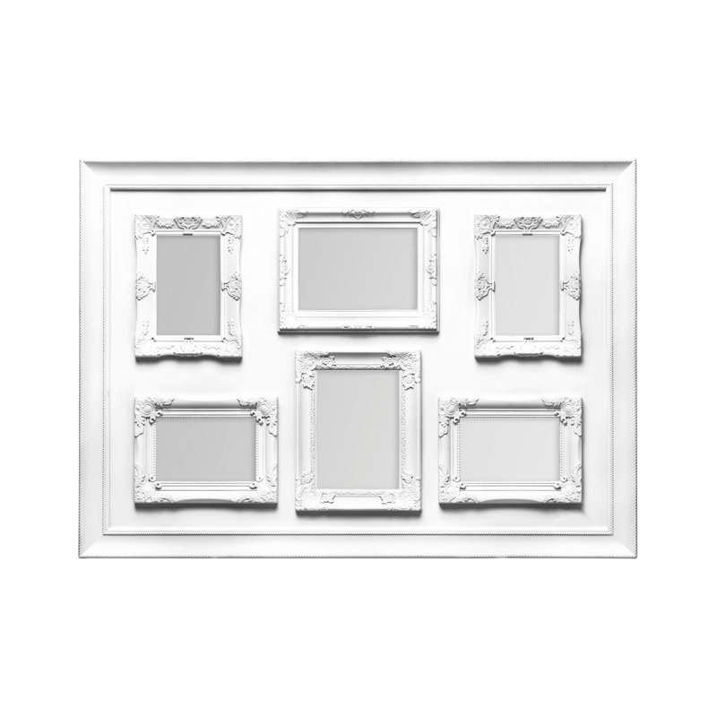White Embossed Picture Frame