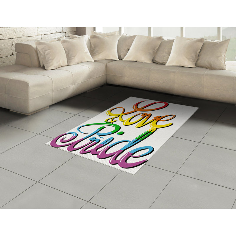 Tapis décoratif Pride, Rectangle— 4 pi x 5 pi 8 po