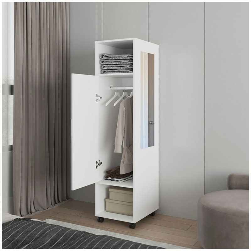 Garde-robe Boston, chambre à coucher, Blanc