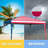 Costway 10'x10' Fodling Pop Up Tent Gazebo Canopy Mesh Sidewall