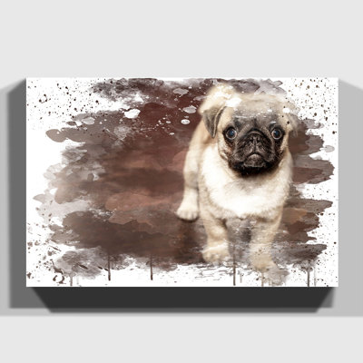 Pug Puppy Dog - Wall Art