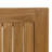 Vienna 34" Square Outdoor Patio Teak Wood Dining Table In Natural