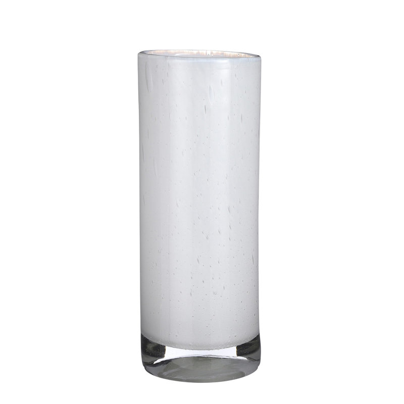 Vase de table Golda, H 12,25 po x l 4,5 po x P 4,5 po, Argent
