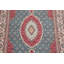 Tapis rouge/bleu oriental médaillon bidjar Bertha