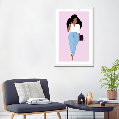 « Big Beautii jeans » par Nicholls Kobi, reproduction d’art