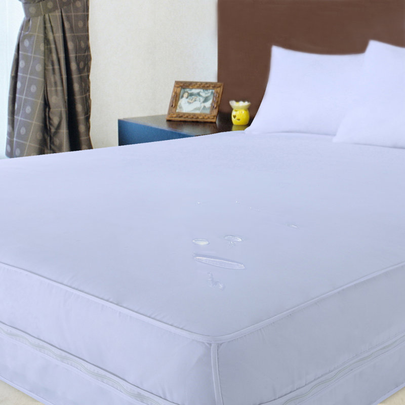 Lapidge Waterproof Fitted Mattress Protector Mattress Protector Case Pack, Full